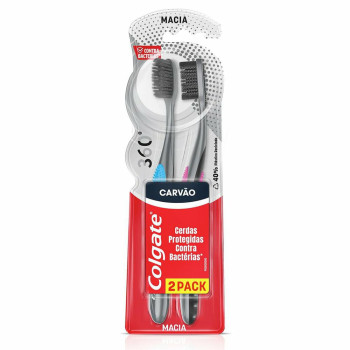 Pack Escova Dental Colg360 Black 2X1(Clg)