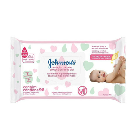 Lenco Umed J&J Baby Extra Cuidado 96Un