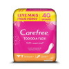 Protetor Diario Carefree Todo Dia Sem Perfume 40 Unidades