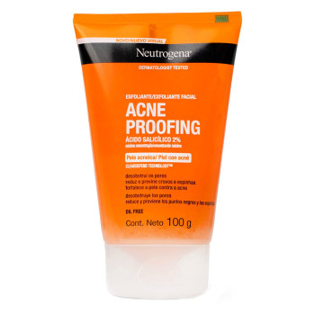Esfoliante Facial Antiacne Neutrogena Acne Proofing com 100g