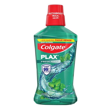 Enxaguante Bucal Colg Plax Fresh L500P350(Clg)