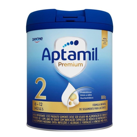 Fórmula Infantil Aptamil Premium 2 Danone 6 a 12 meses 800g