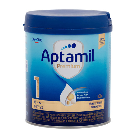 Fórmula Infantil Aptamil Premium 1 Danone 0 a 6 meses 800g