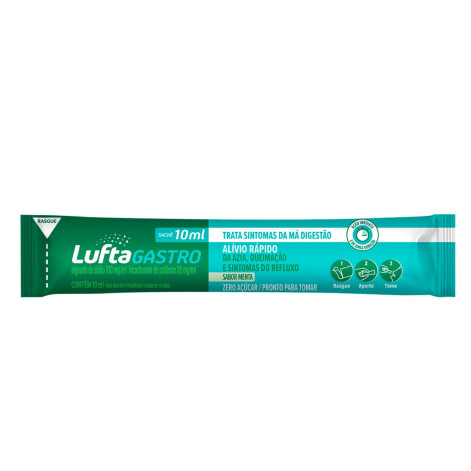 LuftaGastro Sachê Líquido Menta 10ml