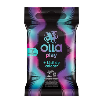 Camisinha Olla Play C/3 Un