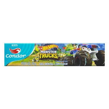 Gel Dental Condor Hotweels 2 A 5 Anos 50G