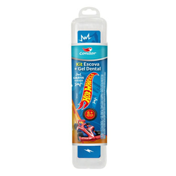 Kit Esc+Gel Kids Condor Est Hotwh 6 Anos