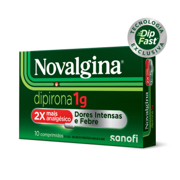 Novalgina Dipirona 1g 10 comprimidos