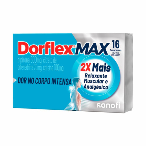 Dorflex MAX Analgésico e Relaxante Muscular 16 comprimidos