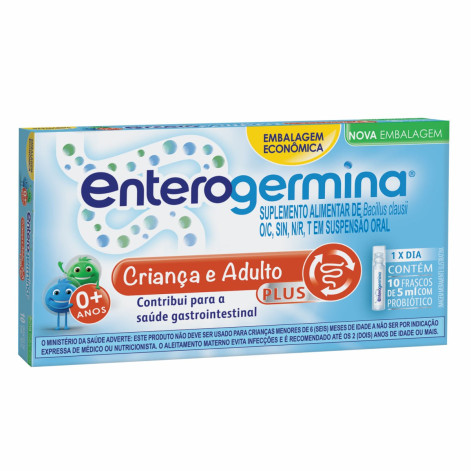 Enterogermina Plus 5ML C/10 Frascos