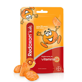 Vitamina C Redoxon Kids Laranja 25 gomas