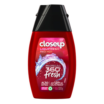 Gel Dental Closeup Liquifresh Red Hot 100g