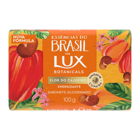 Sabonete em Barra Lux Botanicals Essências do Brasil Flor do Cajueiro 100g
