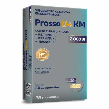 Cálcio Prosso D+ KM MDK 2000UI 30 comprimidos