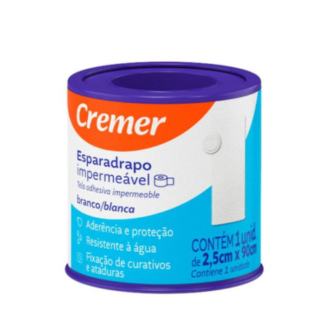 Esparadrapo Cremer Impermeável 2,5 x 0,90