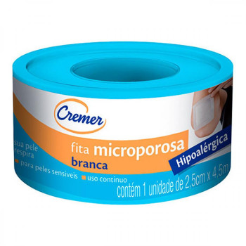 Fita Microporosa Cremer Branca 2,5 x 4,5cm