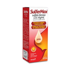 Sulfermax Solução Oral Gotas 125mg/Ml 30ml