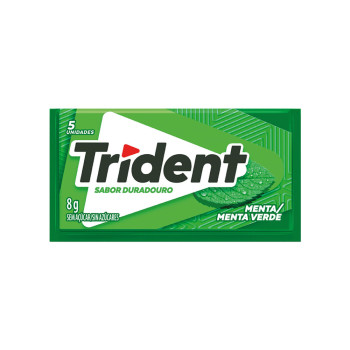 Goma de Mascar Trident Menta Sem Açúcar 8g