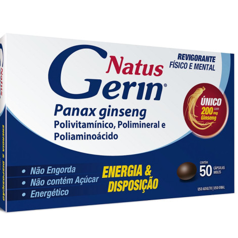 Polivitamínico Natus Gerin 50 cápsulas