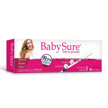 Teste de Gravidez Baby Sure Tira 1 Unidade