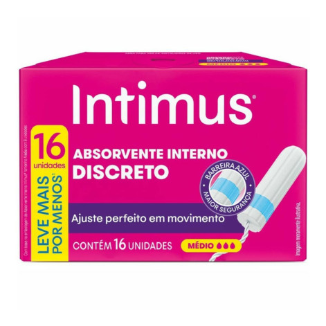 Absorvente Interno Medio C/16Un