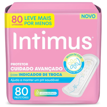 Absorvente Intimus Prot Diario Cuid Avancado C/80 Un