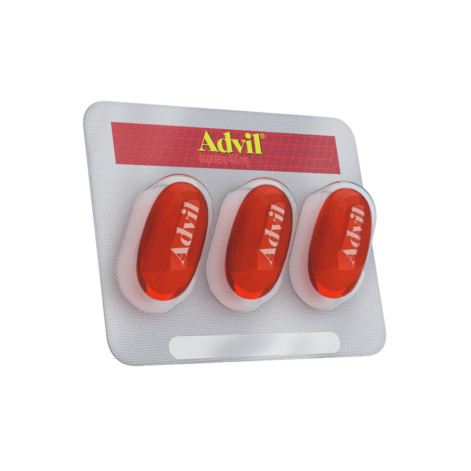 Advil Ibuprofeno 400mg 3 Cápsulas