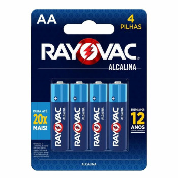 Pilha Rayovac Alc Pq 5131 Aa3+1