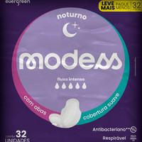 Absorvente Modess Noturno com Abas 32un