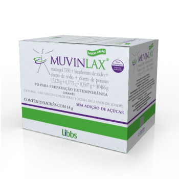 Muvinlax Pó 20 Envelopes de 14g cada