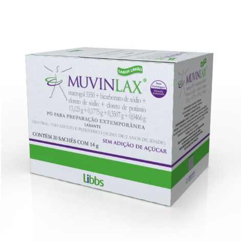 Muvinlax Pó 20 Envelopes de 14g cada