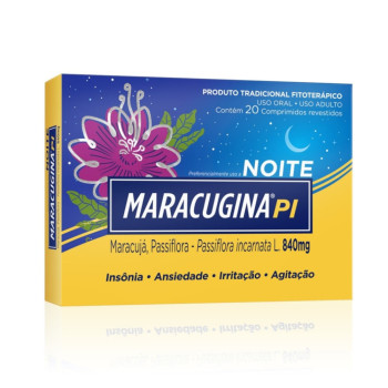 Maracugina PI 840mg Noite 20 comprimidos