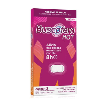 Buscofem Hot Adesivo Termico 2 Sachês