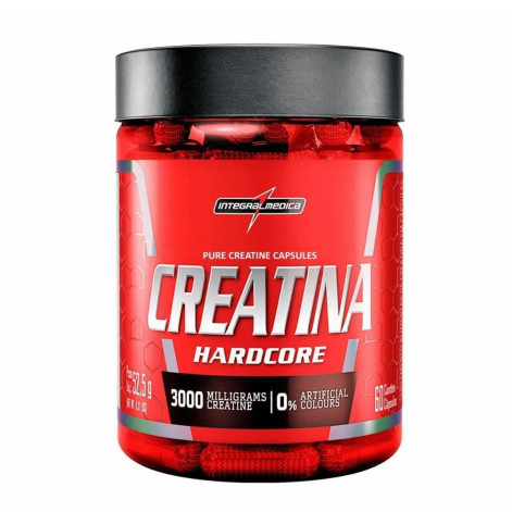 Creatina Hardcore Integralmédica 60 Cápsulas