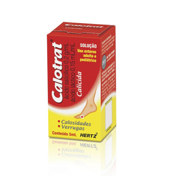 Calotrat Solução Tópica 5ml - Calos e Verrugas