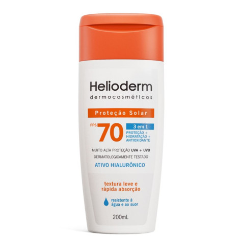 Protetor Solar Corporal FPS 70 Helioderm 200ml
