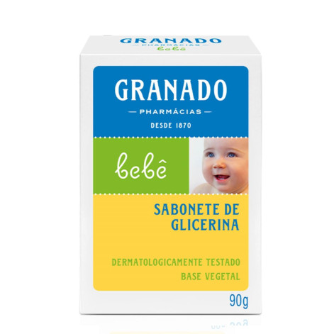 Sabonete de Glicerina em Barra Granado Bebê Tradicional com 90g