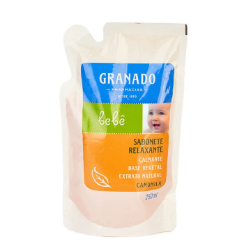 Refil Sabonete Líquido Granado Bebê Camomila com 250ml