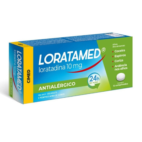 Loratamed Loratadina 10mg 12 comprimidos