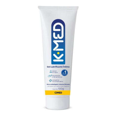Gel Lubrificante Íntimo K-MED com 100g
