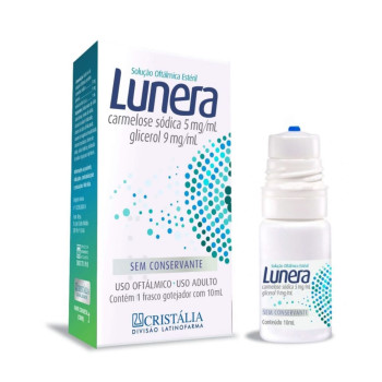  Colírio Lubrificante Hidratante Ocular Lunera 10ml