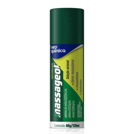 Massageol Spray com 120ml 