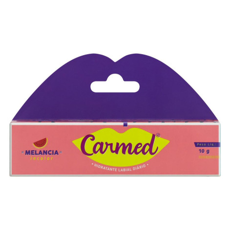 Hidratante Labial Carmed Melancia C/10G