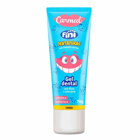 Gel Dental Carmed Com Fluor Dentadura 70G
