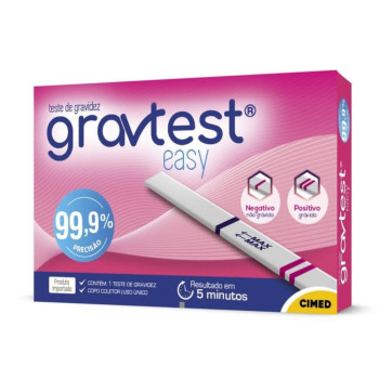 Teste de Gravidez Gravtest Easy Cimed