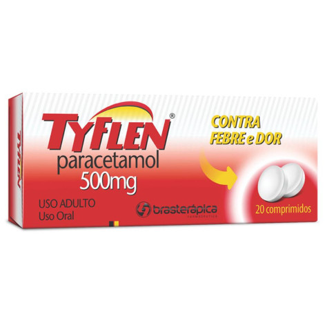 Tyflen 500mg 20 Comprimidos Brasterapica Similar