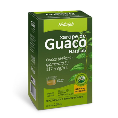 Xarope de Guaco Natulab Sabor Mel Mentolado 150ml