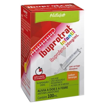 Ibuprotrat Infantil Sabor Laranja 100ML Com Seringa