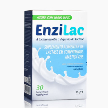 Enzilac 10.000 U.Fcc Baunilha 30 Comprimidos Melora