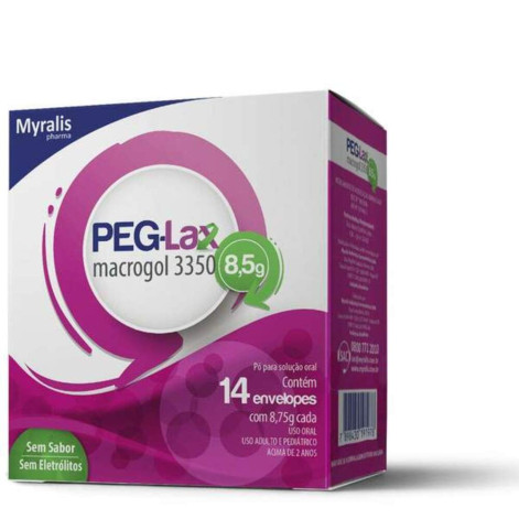 Peg Lax 8,5g em Pó Sem Sabor com 14 envelopes